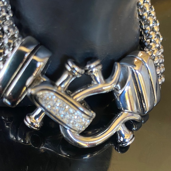 Real Collectibles by Adrienne Silver Bracelet with Clasp - Picture 3 of 5